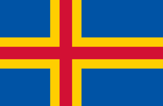 Flag of Åland Islands (Autonomous province of Finland) - All Flags ORG
