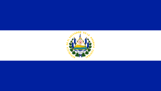 Flag of El Salvador - Republic of El Salvador - All Flags ORG