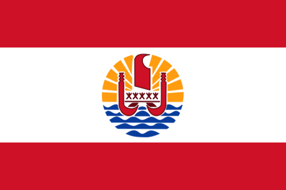 Flag of French Polynesia - (French overseas collectivity) - All Flags ORG