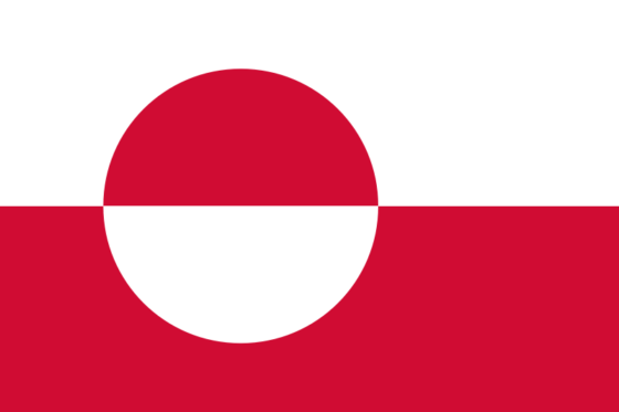 Flag of Greenland - (Self-governing country in the Kingdom of Denmark) - All Flags ORG