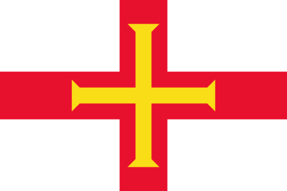 Flag of Guernsey - Bailiwick of Guernsey (British Crown dependency) - All Flags ORG