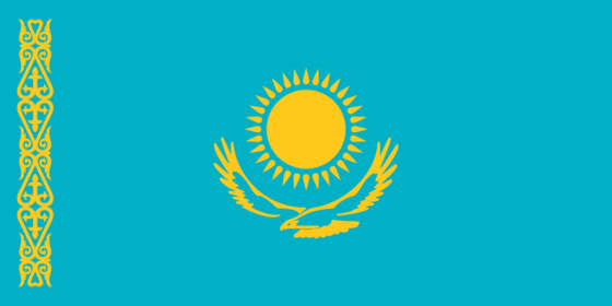 Flag of Kazakhstan - Republic of Kazakhstan - All Flags ORG