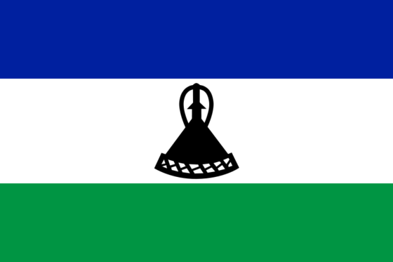 Flag of Lesotho - Kingdom of Lesotho - All Flags ORG