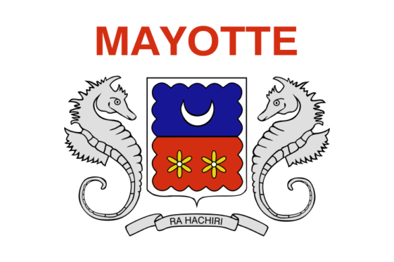 Flag of Mayotte - Departmental Collectivity of Mayotte (French overseas collectivity) - All Flags ORG