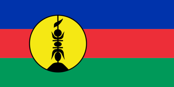 Flag of New Caledonia - Territory of New Caledonia and Dependencies (French community sui generis) - All Flags ORG