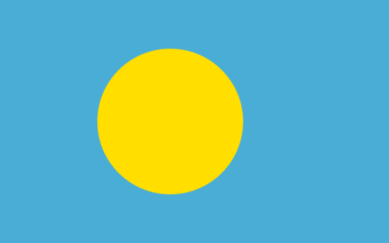 Flag of Palau - Republic of Palau - All Flags ORG