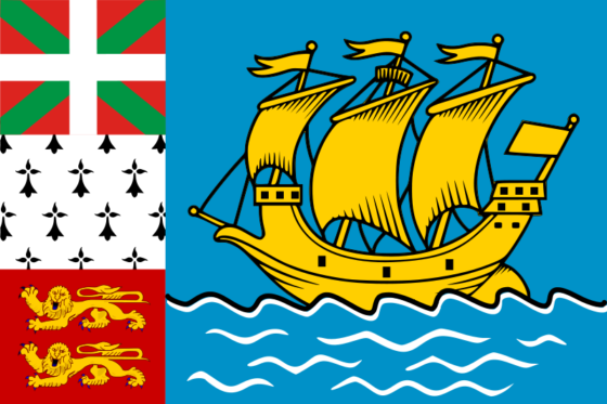 Flag of Saint Pierre and Miquelon - Territorial Collectivity of Saint Pierre and Miquelon (French overseas collectivity) - All Flags ORG