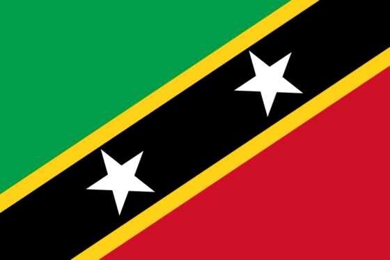 Flag of Saint Kitts and Nevis - Federation of Saint Christopher and Nevis - All Flags ORG