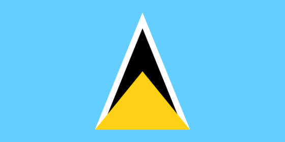 Flag of Saint Lucia - All Flags ORG