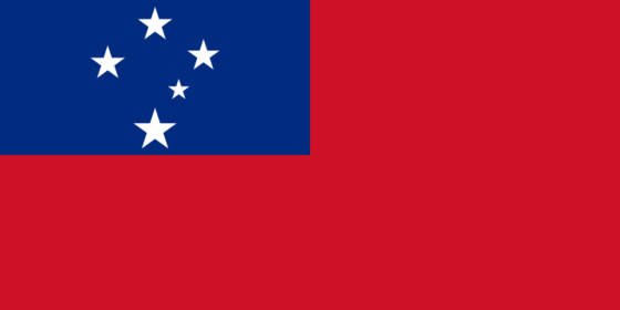 Flag of Samoa - Independent State of Samoa - All Flags ORG