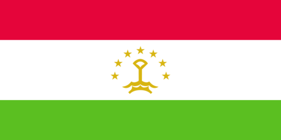 Flag of Tajikistan - Republic of Tajikistan - All Flags ORG