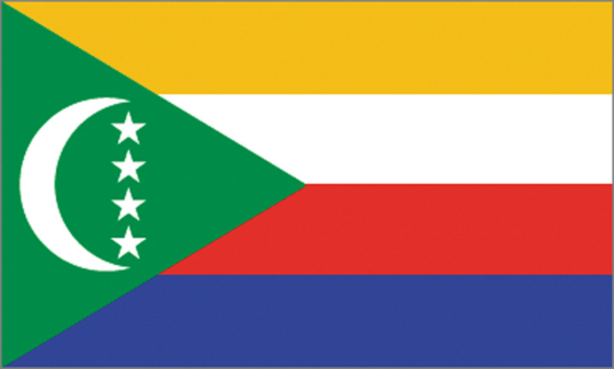 Flag of the Comoros - Union of the Comoros - All Flags ORG