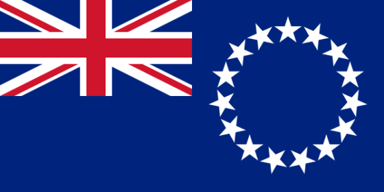 Flag of the Cook Islands - (Associated state of New Zealand) - All Flags ORG