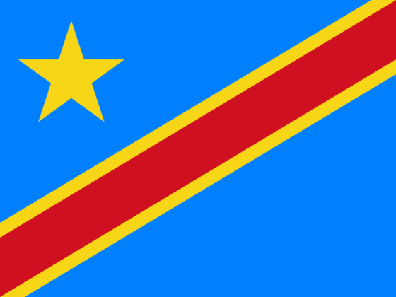 Flag of the Congo - Democratic Republic of the Congo - All Flags ORG