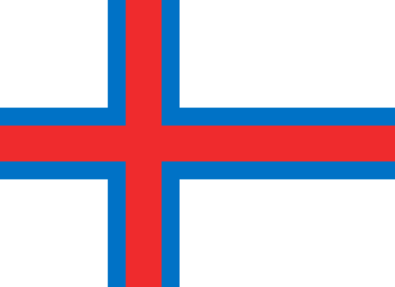 Flag of the Faroe Islands - (Self-governing country in the Kingdom of Denmark) - All Flags ORG