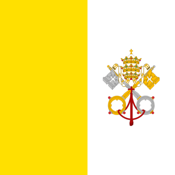 Flag of the Vatican City - State of the Vatican City - All Flags ORG